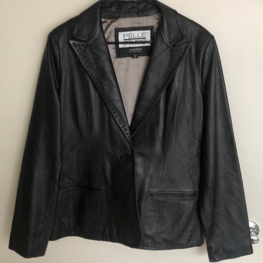 Black leather jacket! Excellent condition